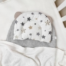 Cearsaf pentru carucior bebe copii impermeabil, Marble gri (4)